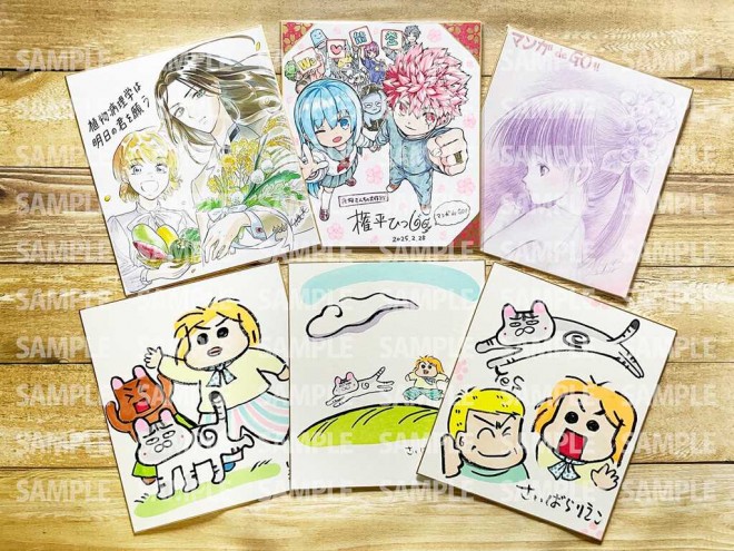 Manga Artist's Autographed Art